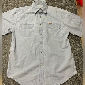 Carhartt men’s medium  short sleeve button down shirt